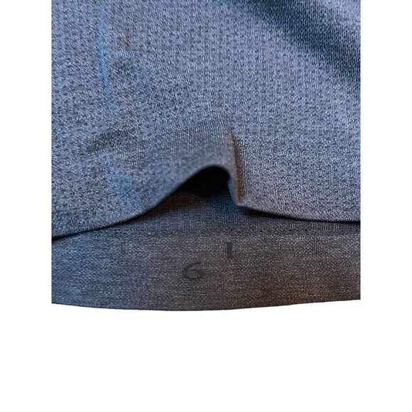 Lululemon Rib Knit Racerback Tank Top Dark Gray Side Vents Extra Long Women's 6 - Picture 7 of 11